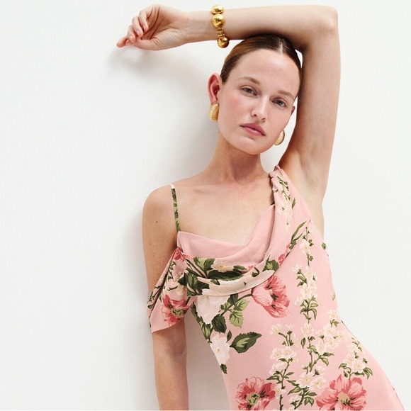 Reformation Pink Floral Dress - Picture 2 of 13